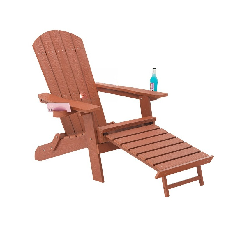 Outdoor Furniture Plus - 屋外用家具折りたたみカエルチェア、引き出し式不可視ペダル付き、シーサイドラウンジチェア