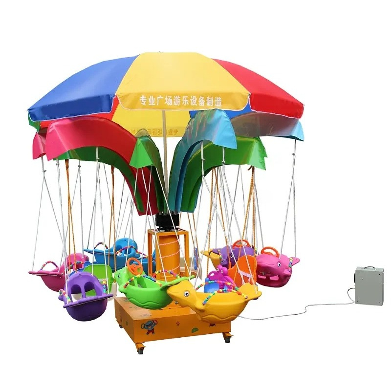 Outdoor Furniture Kids - 激安販売中！遊園地乗り物 馬メリーゴーランド キッズクレードルスイング ミュージカルカルーセル 電動ベビースイング 販売中