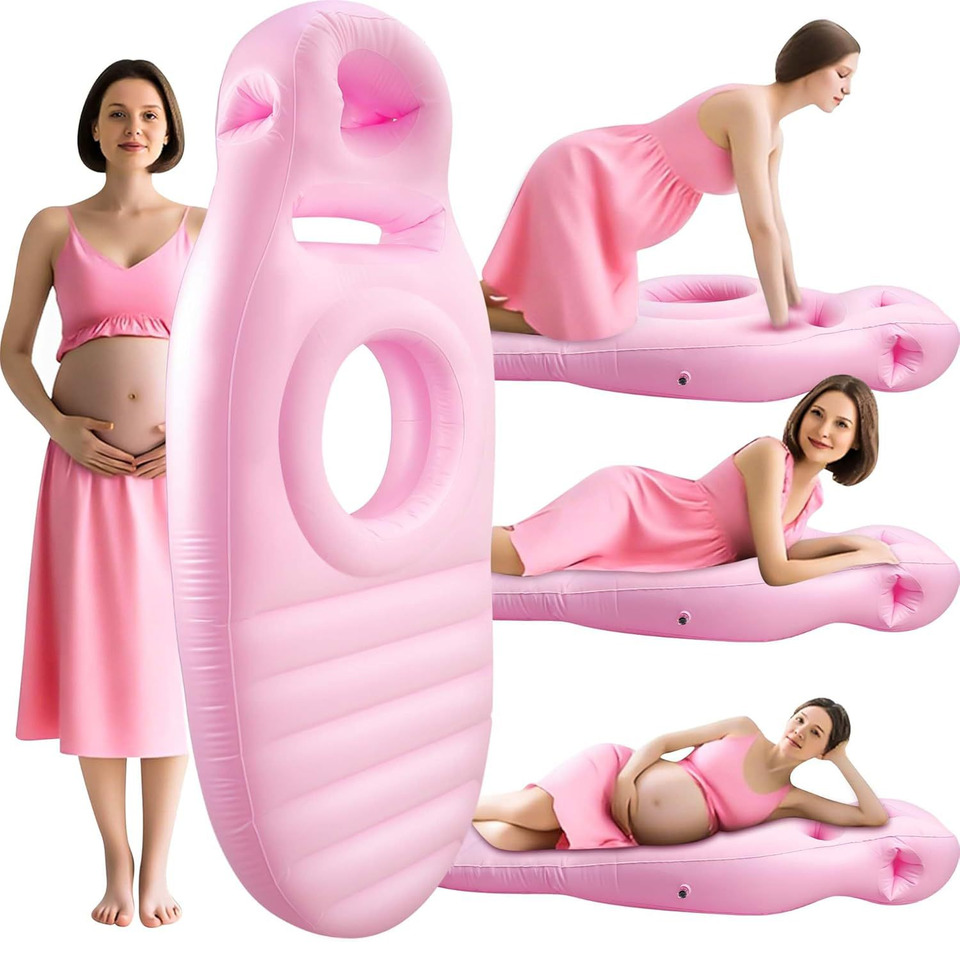 Outdoor Furniture Nearby - インフレータブル妊娠枕ヨガマット妊婦用インフレータブルマットマットレス妊娠マタニティボディベッド枕睡眠マット