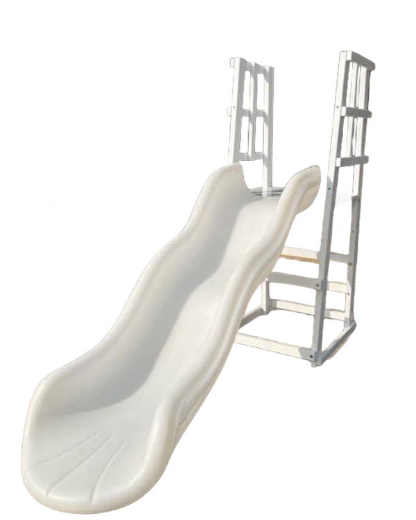 Outdoor Furniture Kids - 激安セール！白いダブル滑り台 室内/屋外兼用 ソフトプレイ プラスチック製滑り台 子供用 幼稚園用
