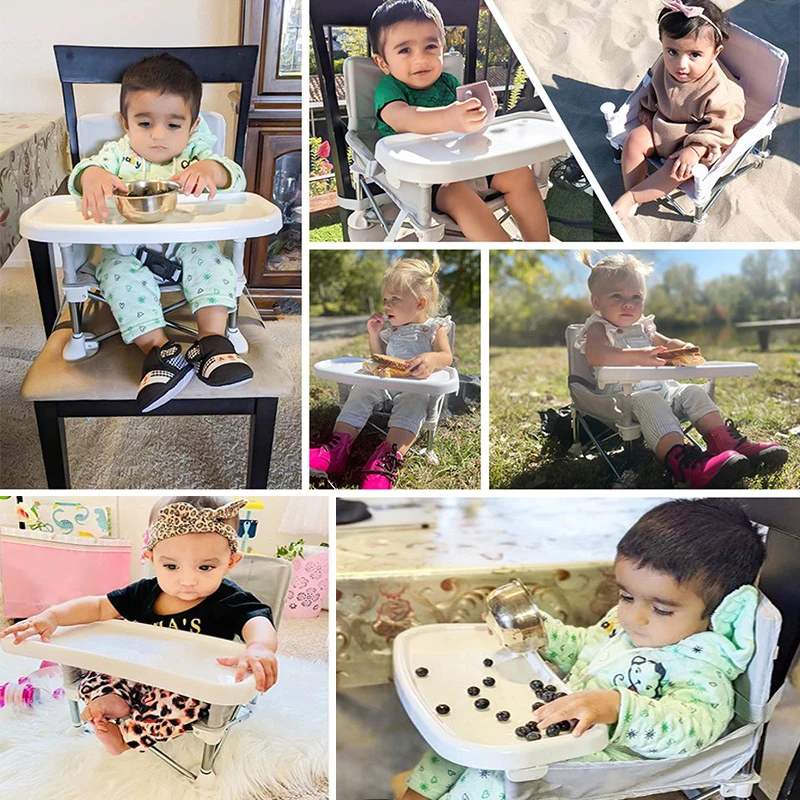 Outdoor Furniture Kids - ベビー家具用品ブースターシートダイニングチェアポータブル旅行折りたたみ子供用授乳椅子屋外ビーチシート