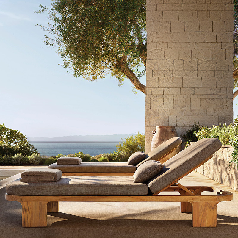 # 北欧デザインの屋外家具、無垢チーク材の耐腐食性ガーデン/ - Outdoor Furniture Teak のレビューと価格