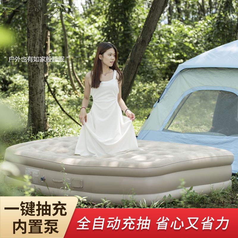屋外用インフレータブルマットレス キャンプベッド 超硬質 自 - Outdoor Furniture Plus のレビューと価格