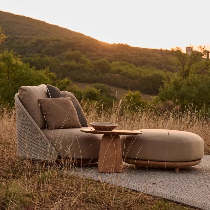 北欧風屋外チークソファ ヴィラ中庭屋外オープンエアバルコニー - Outdoor Furniture Teak のレビューと価格
