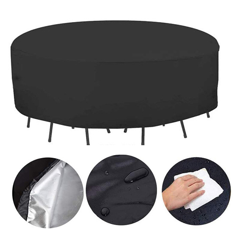 12 サイズラウンド家具カバー 210D 高耐久パティオ家具 - Outdoor Furniture European のレビューと価格