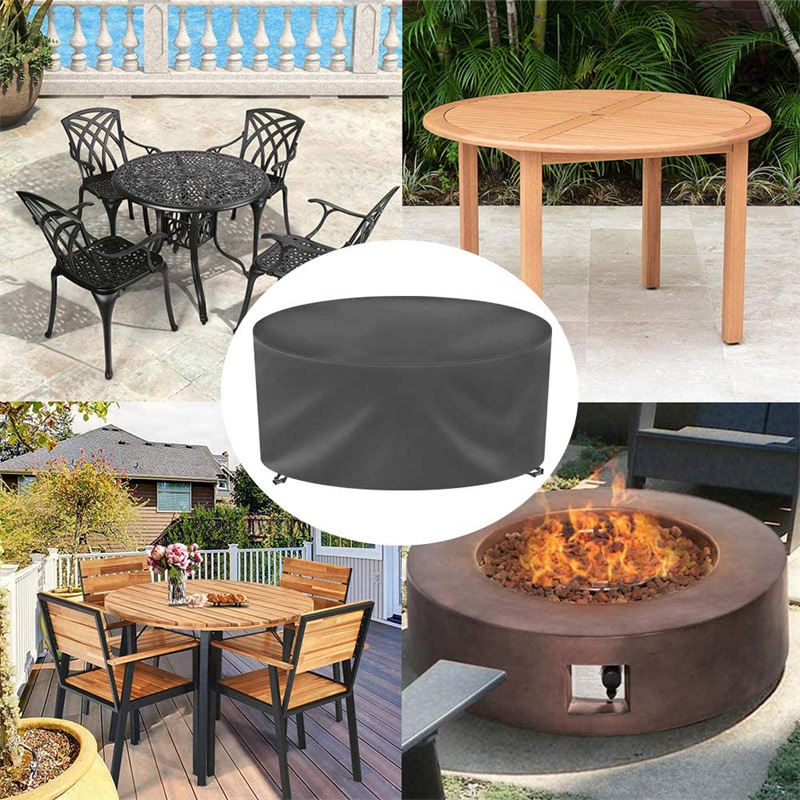 12 サイズラウンド家具カバー 210D 高耐久パティオ家具 - Outdoor Furniture European のレビューと価格