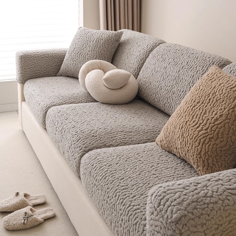 心地よいコットンフリース伸縮性ソファカバー オールインクルー - Outdoor Furniture Plus のレビューと価格