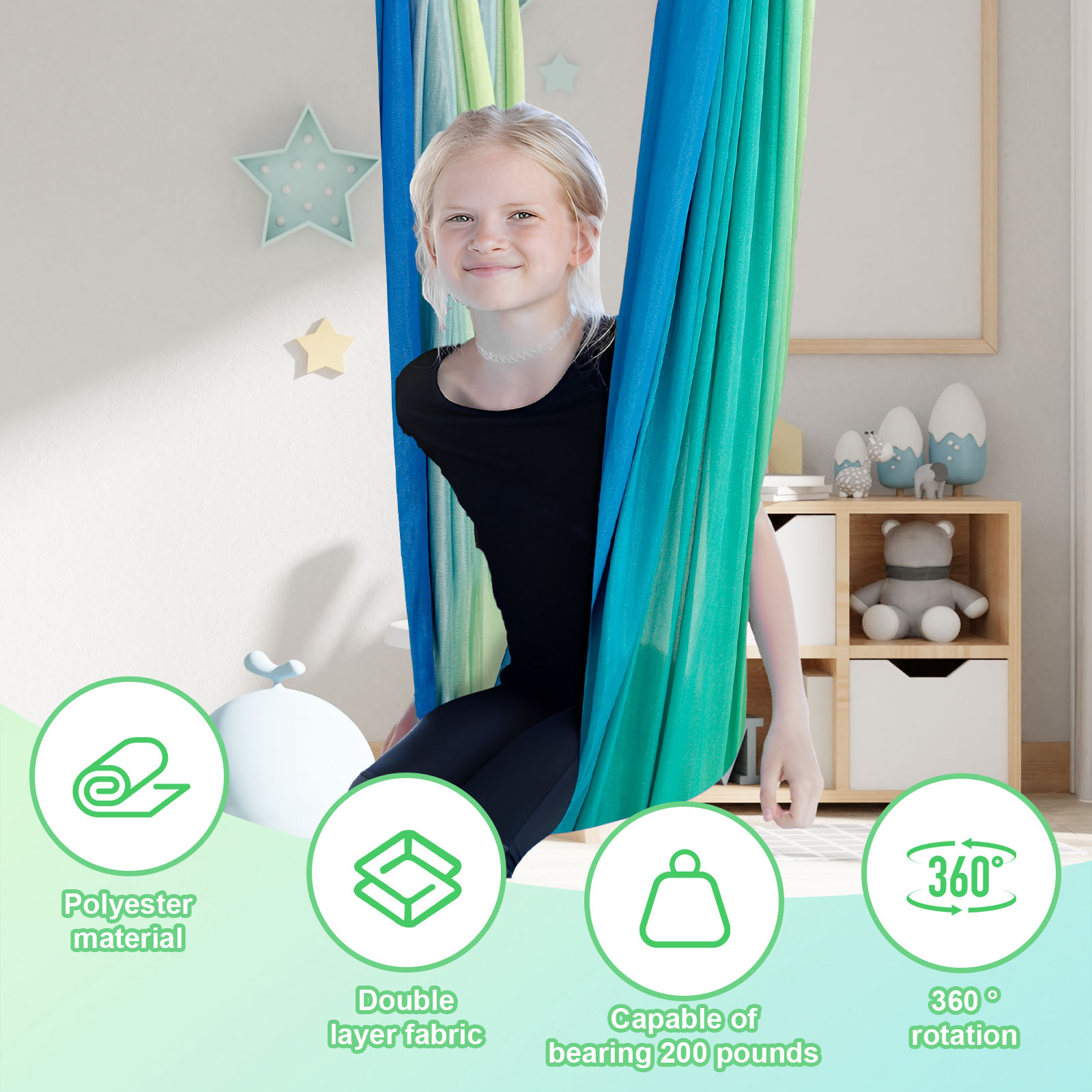 キッズ感覚ブランコ 二重層快適な抱きしめられるブランコ 36 - Outdoor Furniture Kids のレビューと価格