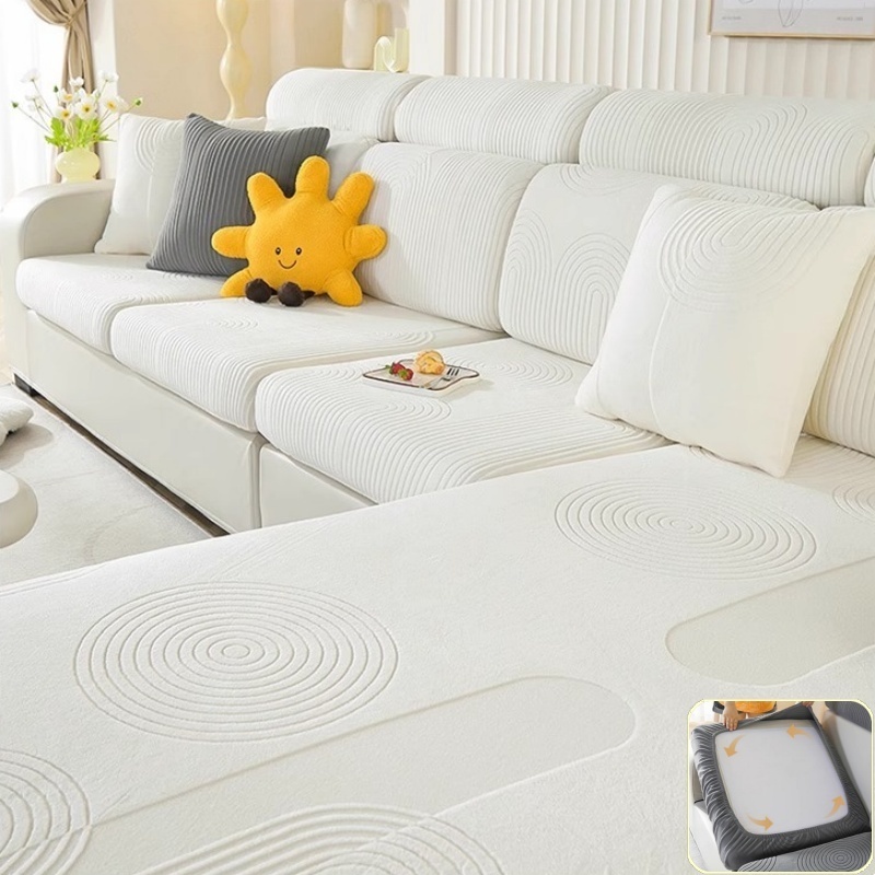 伸縮性のあるジャカードベルベットソファクッションカバー、セク - Outdoor Furniture Plus のレビューと価格