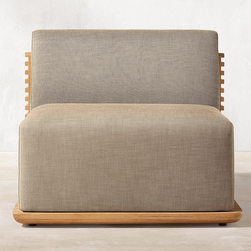 屋外チークソファ 屋外 オープンエア 防水・日よけ コーナー - Outdoor Furniture Teak のレビューと価格