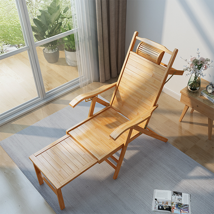 軽量でモダンなデザインの竹製折りたたみ式ラウンジチェア、サン - Outdoor Furniture Design のレビューと価格