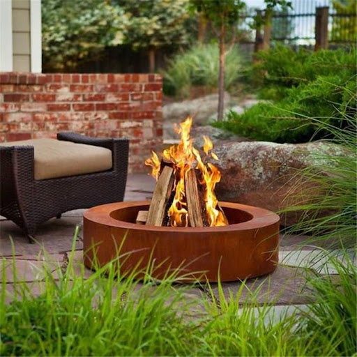 屋外ソファセット焚き火台テーブルカスタムメイド屋外家具パティ - Outdoor Furniture Set With Fire Pit のレビューと価格