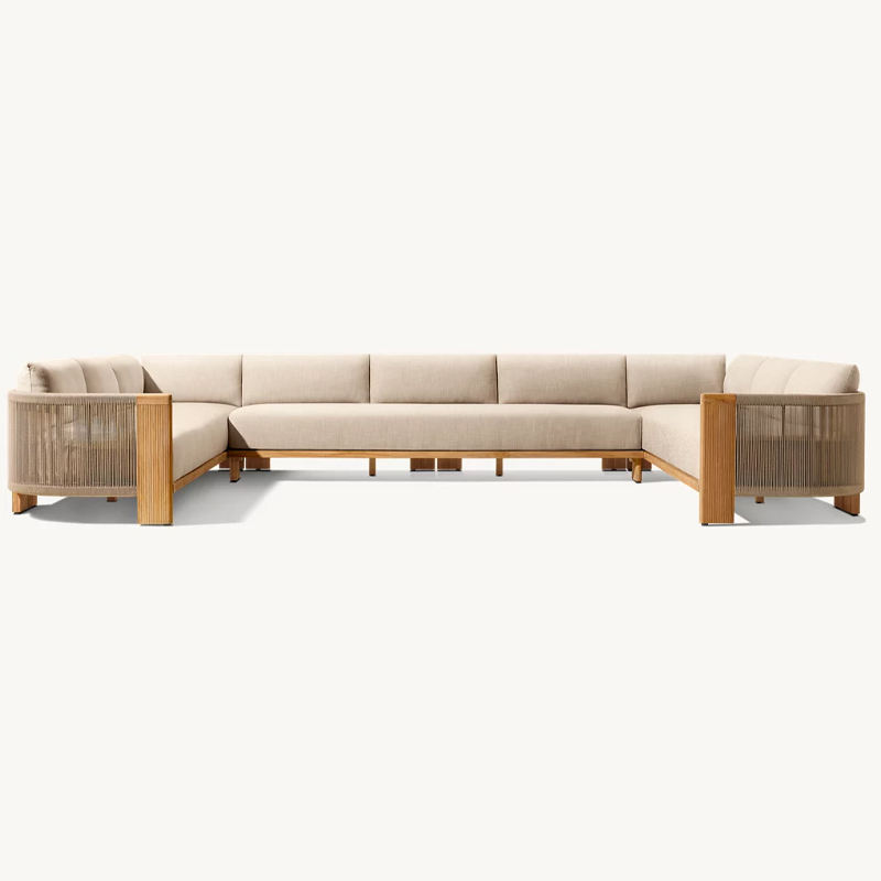 @3 #   高級無垢チーク材製モダン屋外ソファセット 防水 - Outdoor Furniture Teak のレビューと価格
