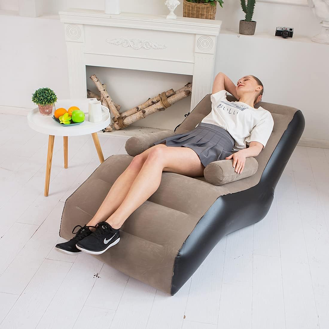 折りたたみレイジーソファ、インフレータブルラウンジチェア厚み - Outdoor Furniture Nearby のレビューと価格