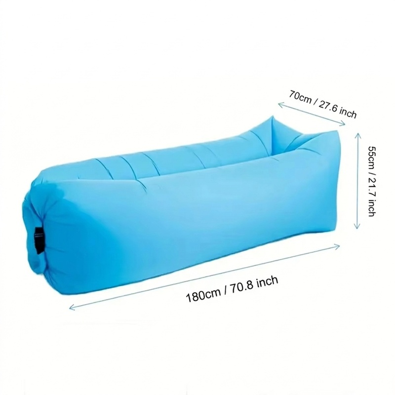 携帯用インフレータブルソファラウンジャー 軽量 防水 エアー - Outdoor Furniture European のレビューと価格