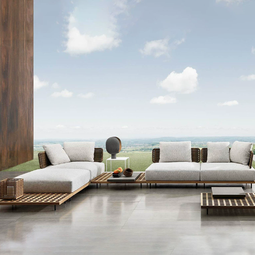 # 屋外ソファパティオヴィラテラス家具チーク防水屋外ガーデン - Outdoor Furniture Teak のレビューと価格